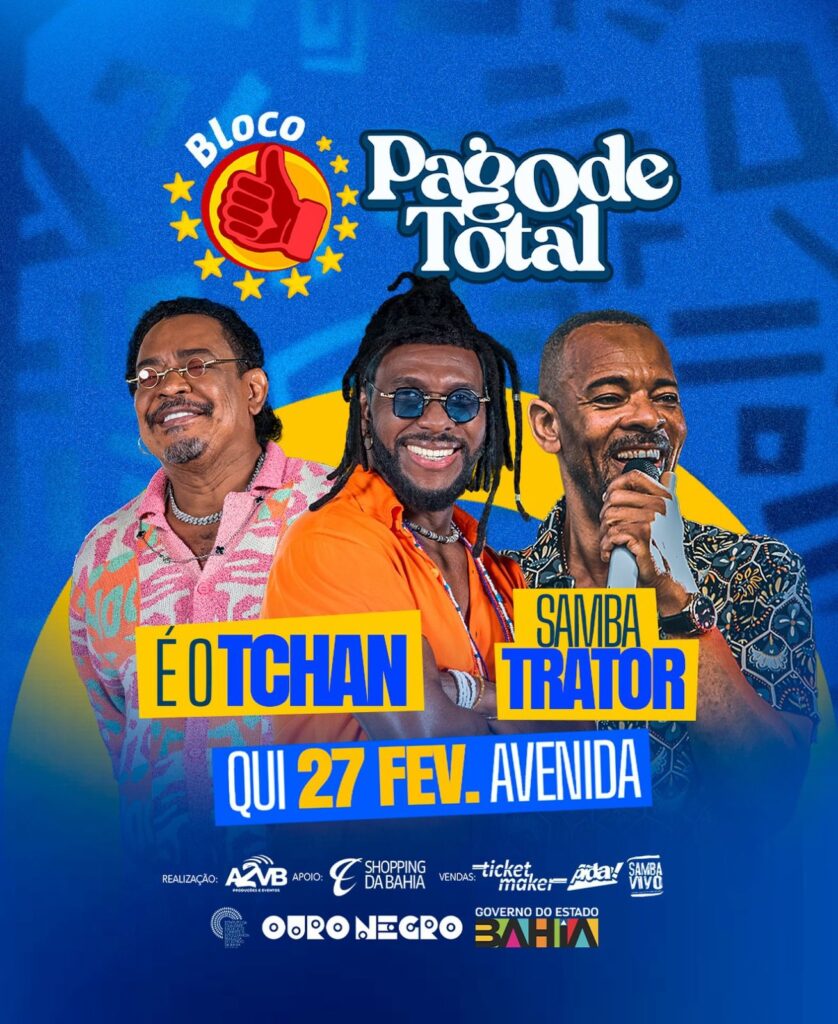 Bloco Pagode Total comemora bodas de prata no carnaval de Salvador