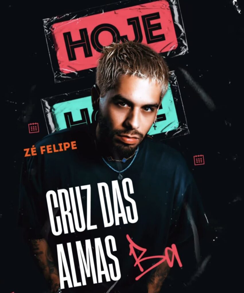 Zé Felipe é atração surpresa no São João de Cruz nesta segunda (23)